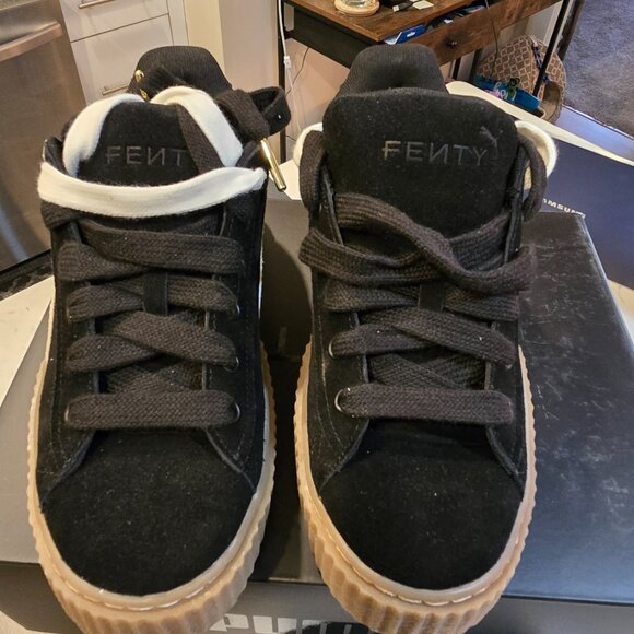 Puma x Rihanna Fenty Creeper Phatty - Black Women's Size 10 (399332-01) NEW READ - Picture 7 of 12